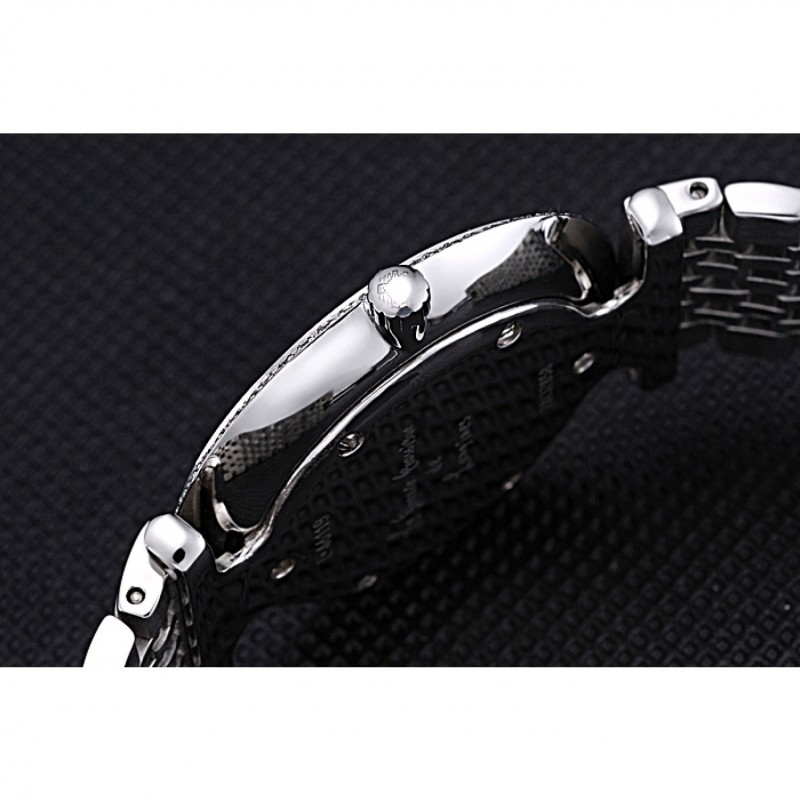 Longines La Grande Classique Stainless Steel Black Dial Diamond Bezel Femme 622108-8