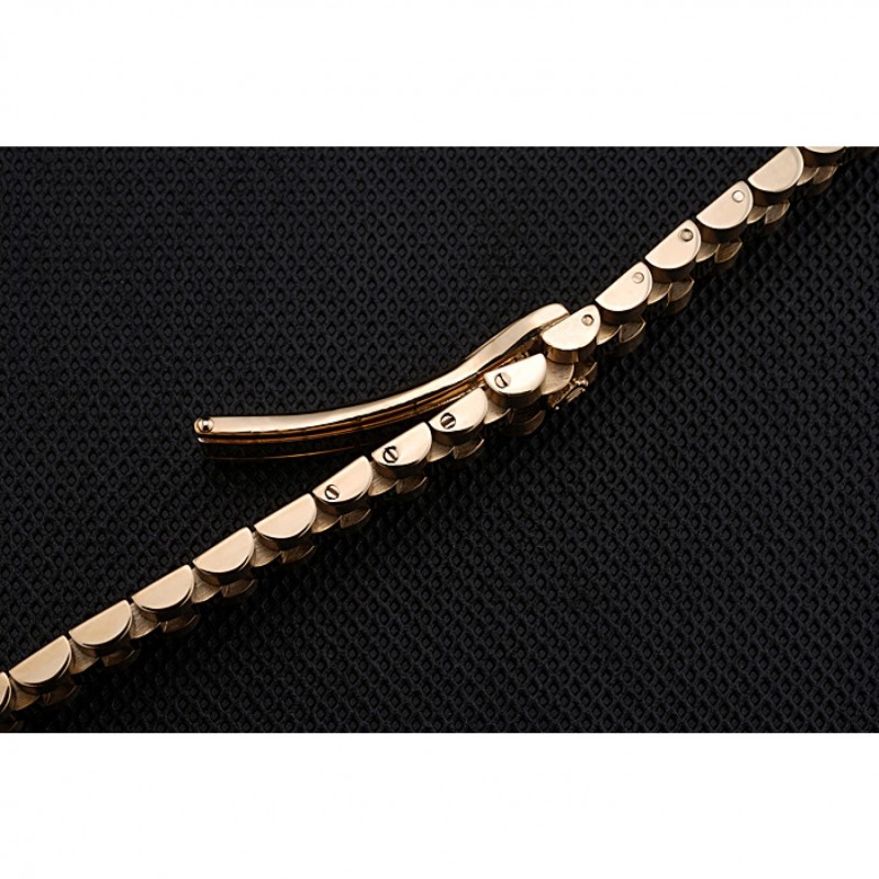 Rolex Polished and Brushed Gold Bracelet 622491-8
