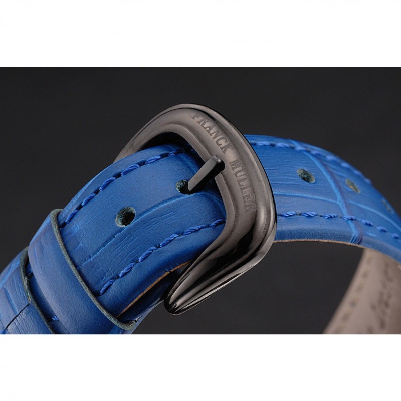 Franck Muller Casablanca Blue Croco Leather Band 621643-5