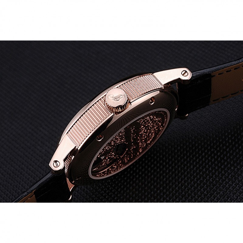 Breguet Classique Grande Complication Tourbillon Gold Case Black Dial Black Leather Strap 622211-8