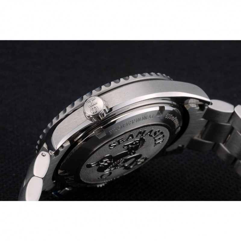 High Quality Replica Watches Omega Seamaster Planet Ocean Blue Bezel Blue Dial Stainless Steel Strap 80239-7