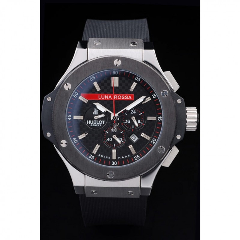 Hublot Limited Edition Luna Rosa Black Dial Watch-0