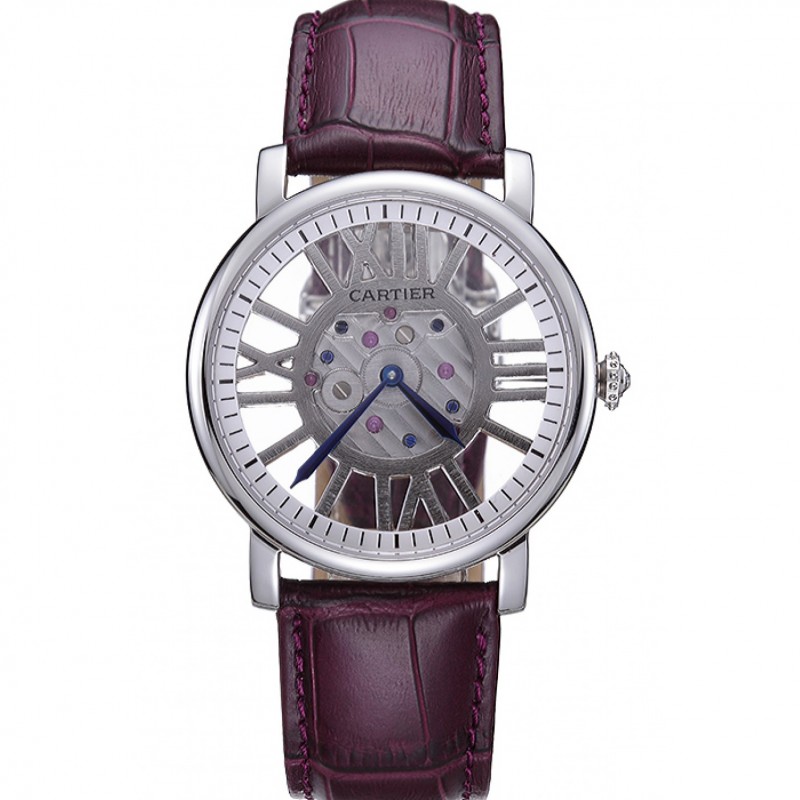 Cartier Rotonde Skeleton Flying Tourbillon Purple 621971-0