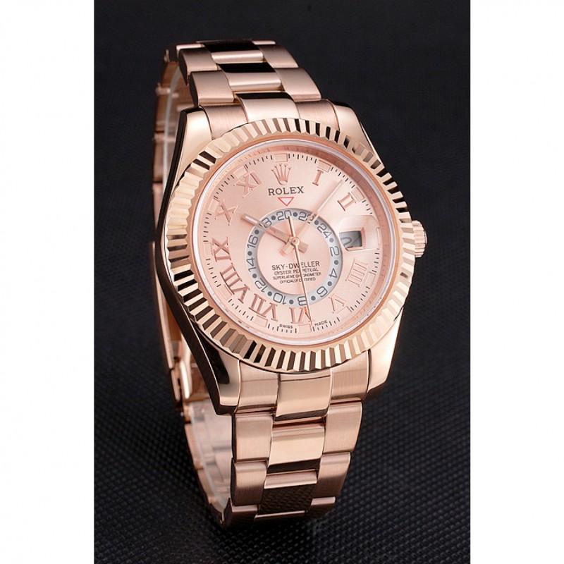 Rolex Sky Dweller Rose Gold Dial Rose Gold Case And Bracelet-2