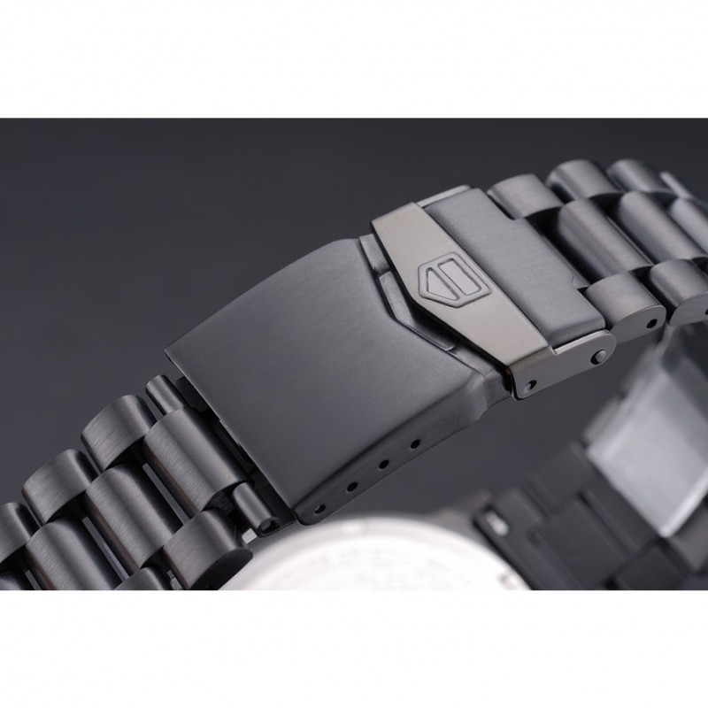 SS Replica Watches Tag Heuer Formula One Special Gulf Edition Orange And Blue Dial Ion Plated Steinless Steel Bracelet 622291-6