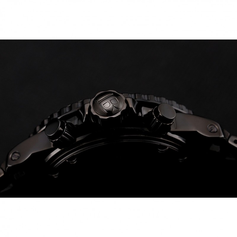 Blancpain Fifty Fathoms Flyback Chronograph Black Dial Black PVD Coated Case And Bracelet 1453770-8
