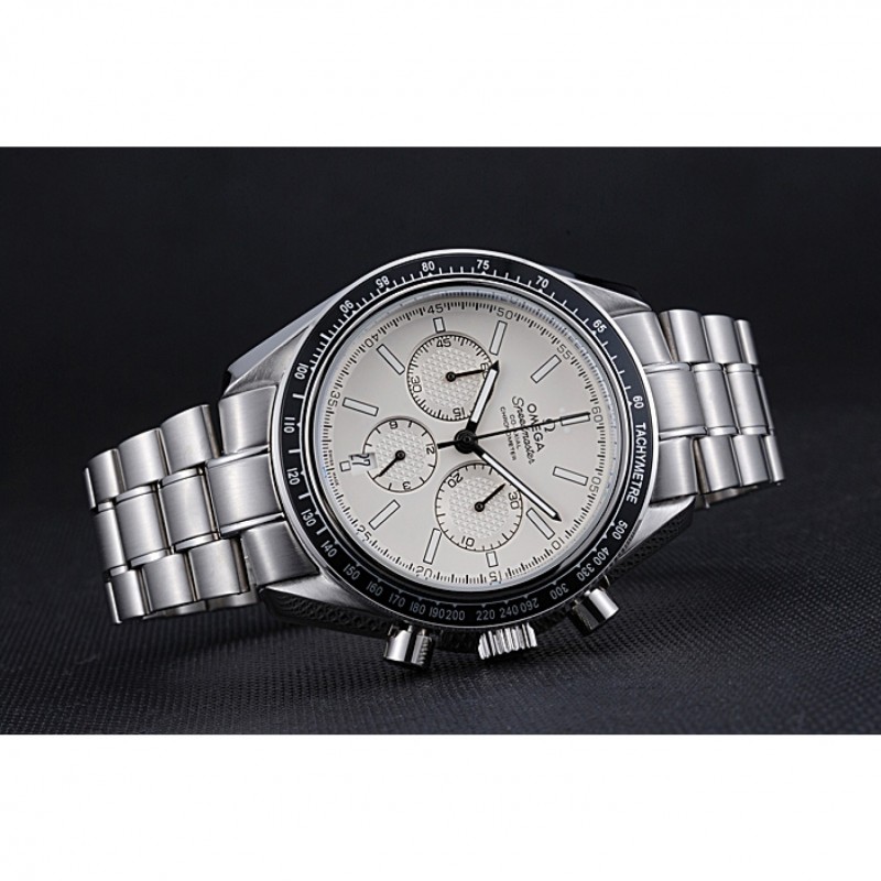 Omega Speedmaster White Dial Stainless Steel Strap 622049-3