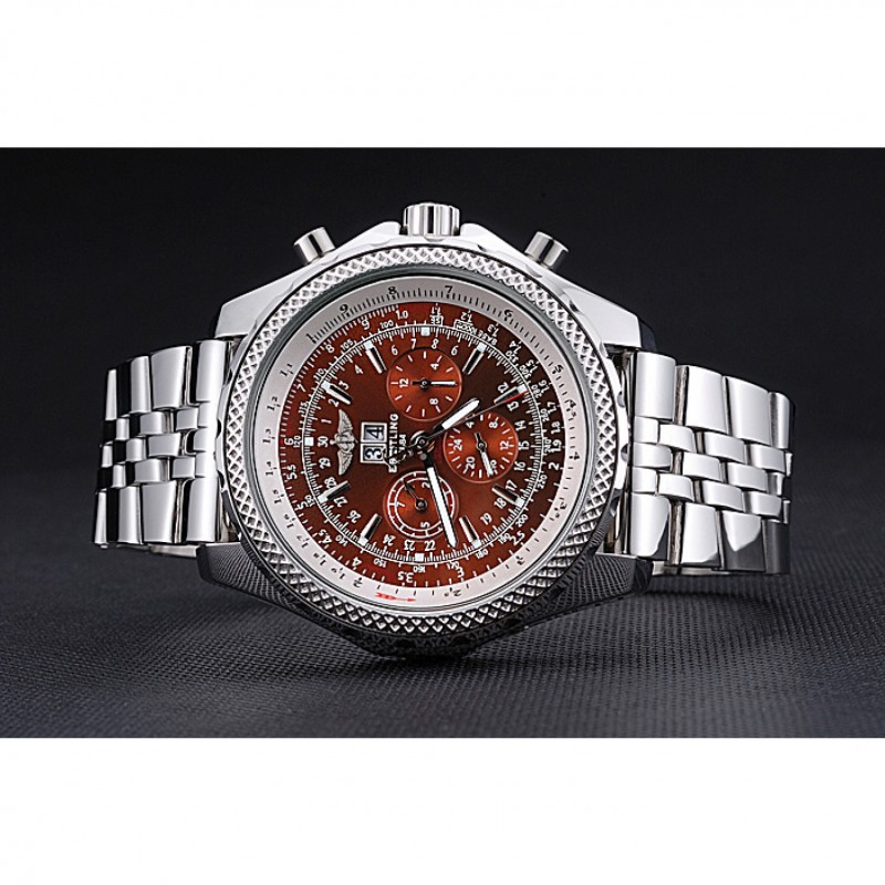 Breitling Bentley 6.75 Speed Bronze Dial Stainless Steel Case And Bracelet 622213-4