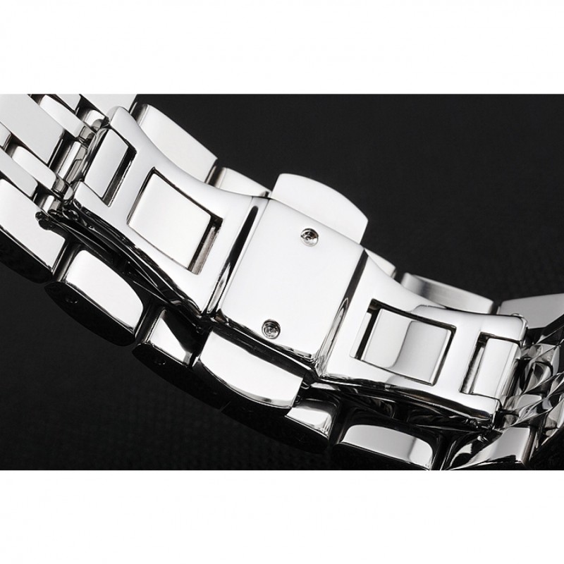 Cheap Vacheron Constantin Tourbillon White Dial Rose Gold Numerals Stainless Steel Case Two Tone Bracelet-6