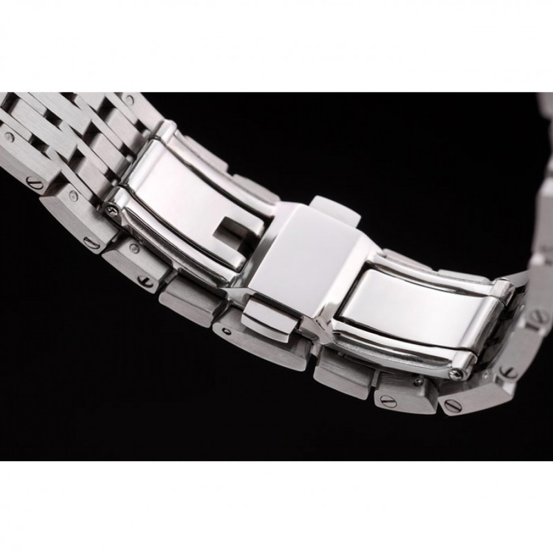 Omega Swiss DeVille Stainless Steel Bezel Roman Numbers Blue Dial 7612-6