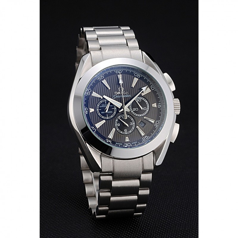 Omega Seamaster Aqua Terra Chronograph Teak-Grey Dial Stainless Steel Bracelet 622527-2