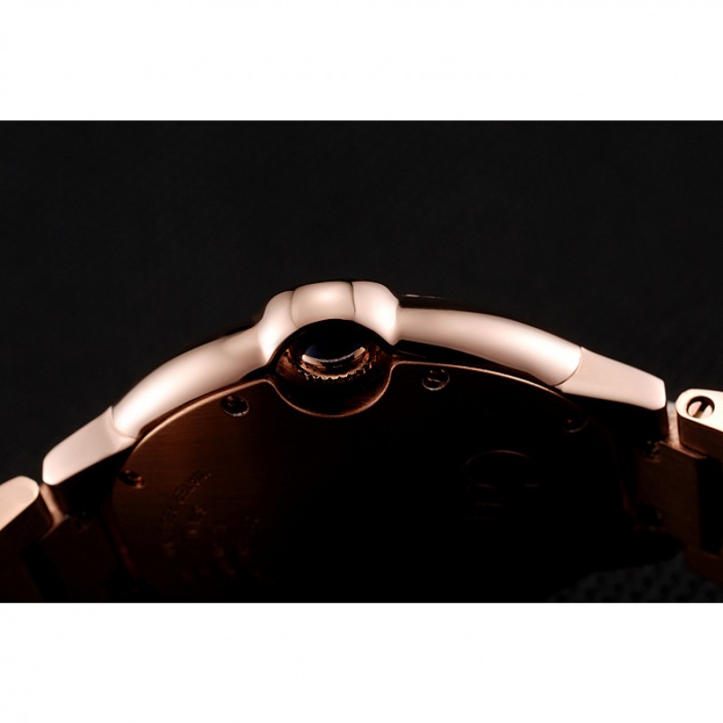 Swiss Cartier Ballon Bleu 40 MM Diamond Dial Rose Gold Bracelet 1453883-7