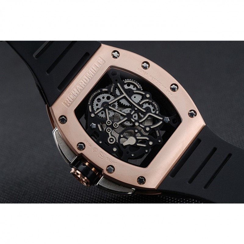 Richard Mille RM 61-01 Yohan Blake Limited Edition Gold Case Black Bracelet 1454203-4