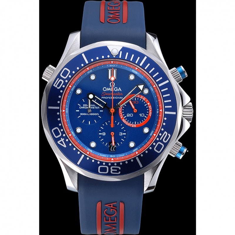 Omega Seamaster Professional Emirates Team 2013 Blue 622047-1