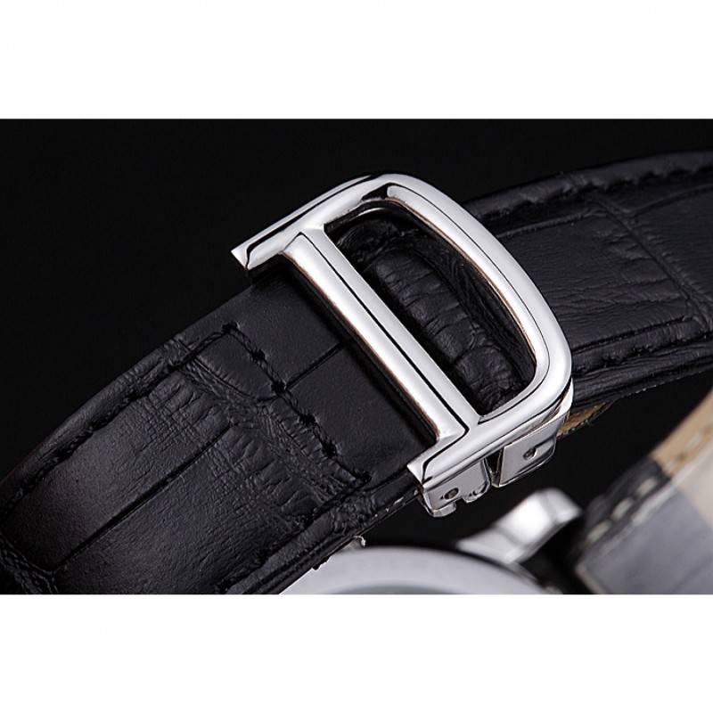 AAA Replica Watches Cartier Rotonde Reversed Tourbillon White Dial 621948-3