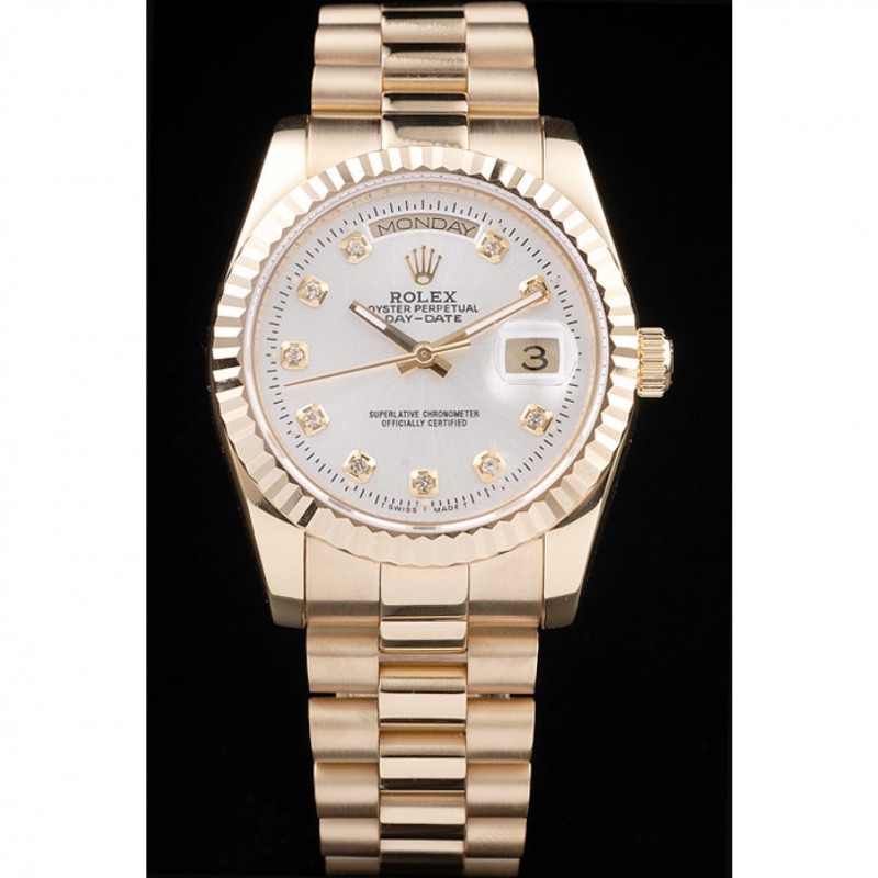 Luxury Replica Watches Rolex Day-Date Swiss Mechanism-srl72-1