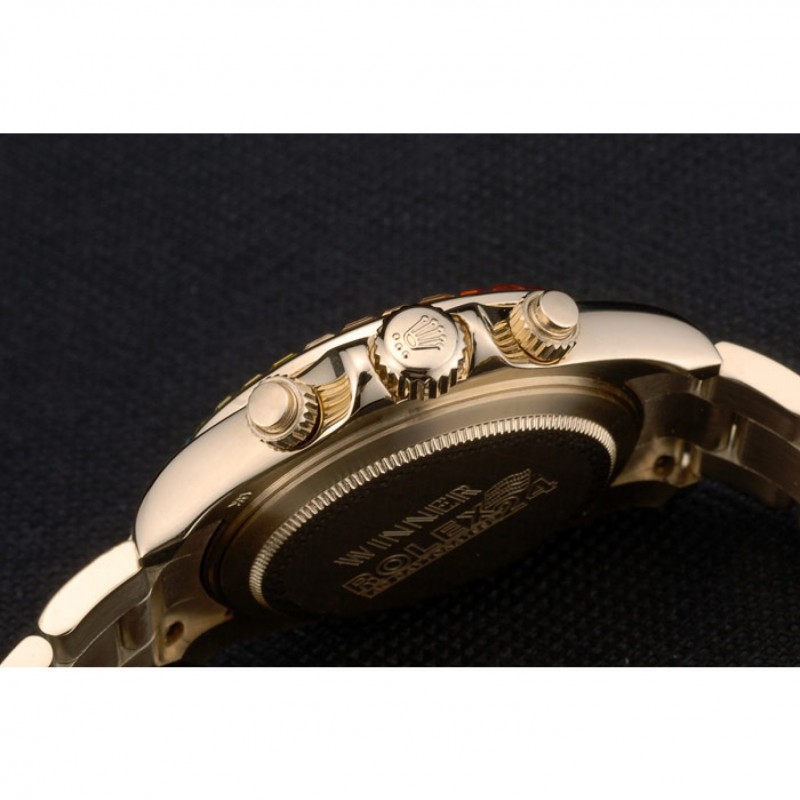Best Replica Watches Rolex Daytona Cosmograph Rainbow Crystals Bezel Rose Gold Strap Black Dial 80251-8
