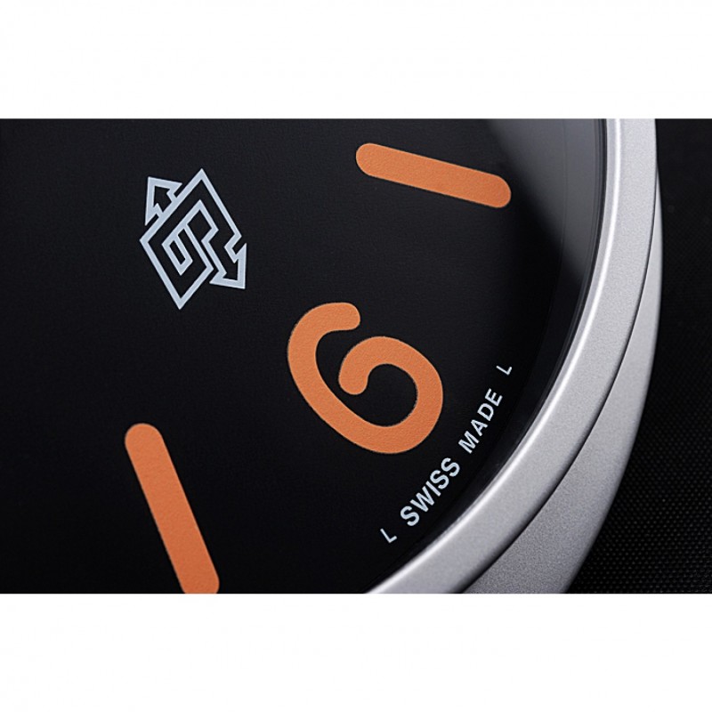 Panerai Luminor Marina Wall Clock Black-Orange 622472-4