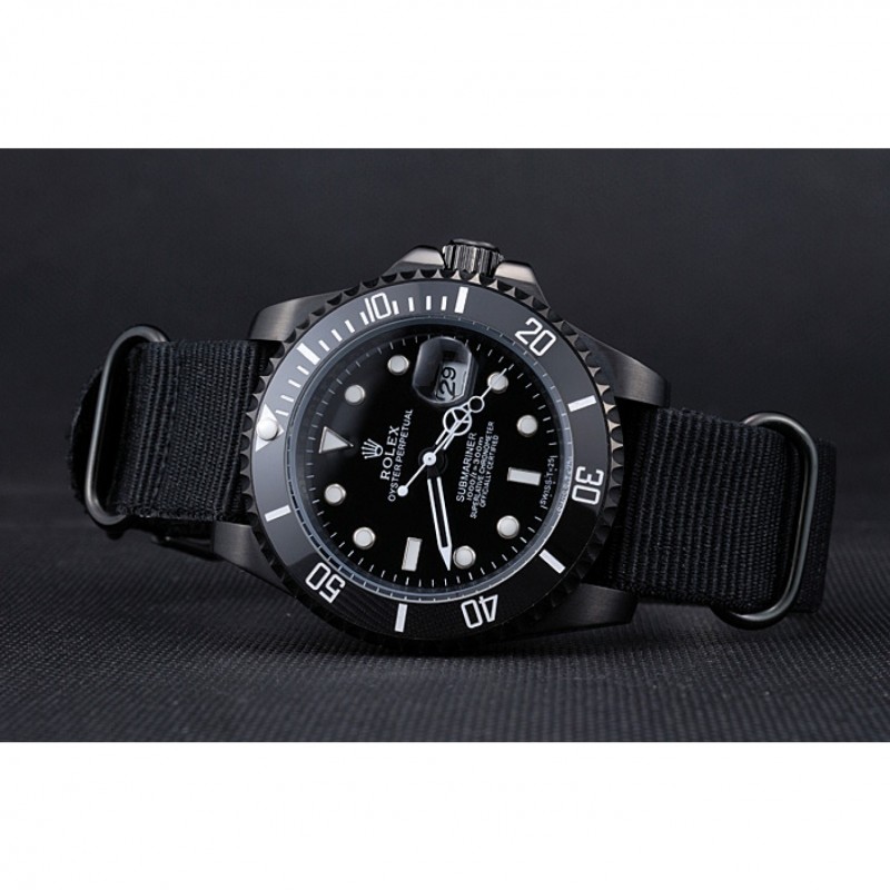 Rolex Submariner Black Nylon Strap 622006-4