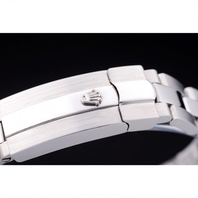 Rolex Datejust Polished Silver Diamonds Bezel Silver Dial 7474-5
