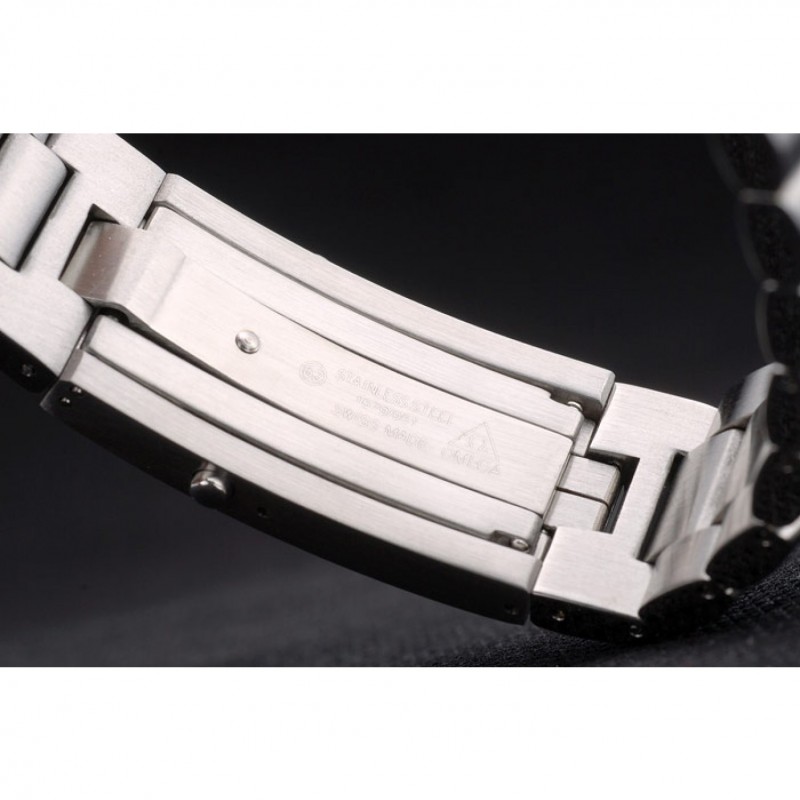 High Quality Replica Watches Omega Seamaster Planet Ocean Orange Bezel Black Dial Stainless Steel Strap 80241-5
