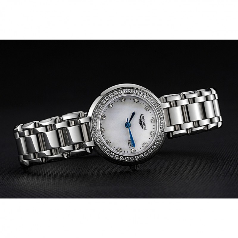 High Quality Longines PrimaLuna Stainless Steel Diamonds Case 622588-3