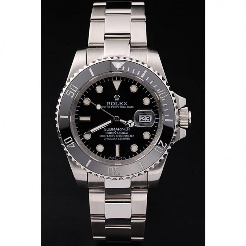 Rolex Submariner Black Ceramic Bezel Black Dial 98235-0