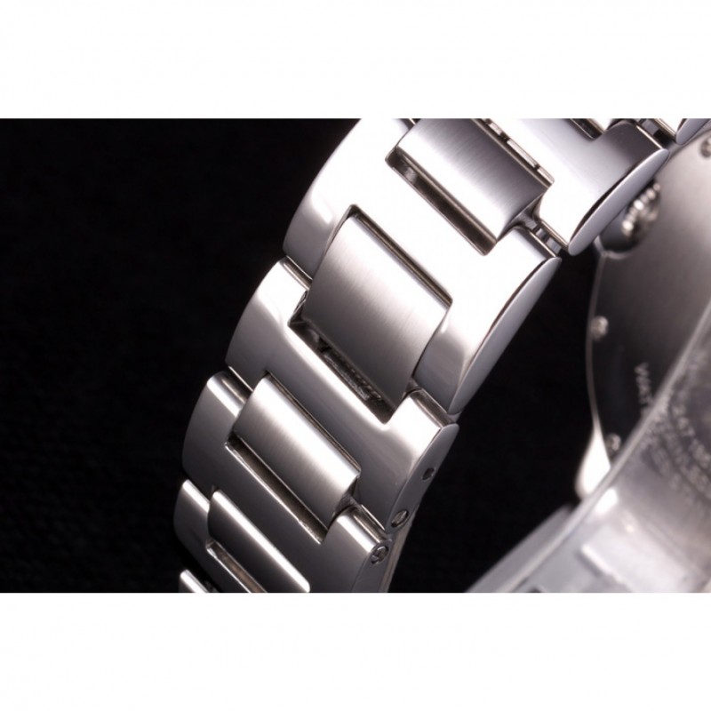 Cartier Ballon Bleu 42mm White Dial Diamonds Stainless Steel Case And Bracelet-7