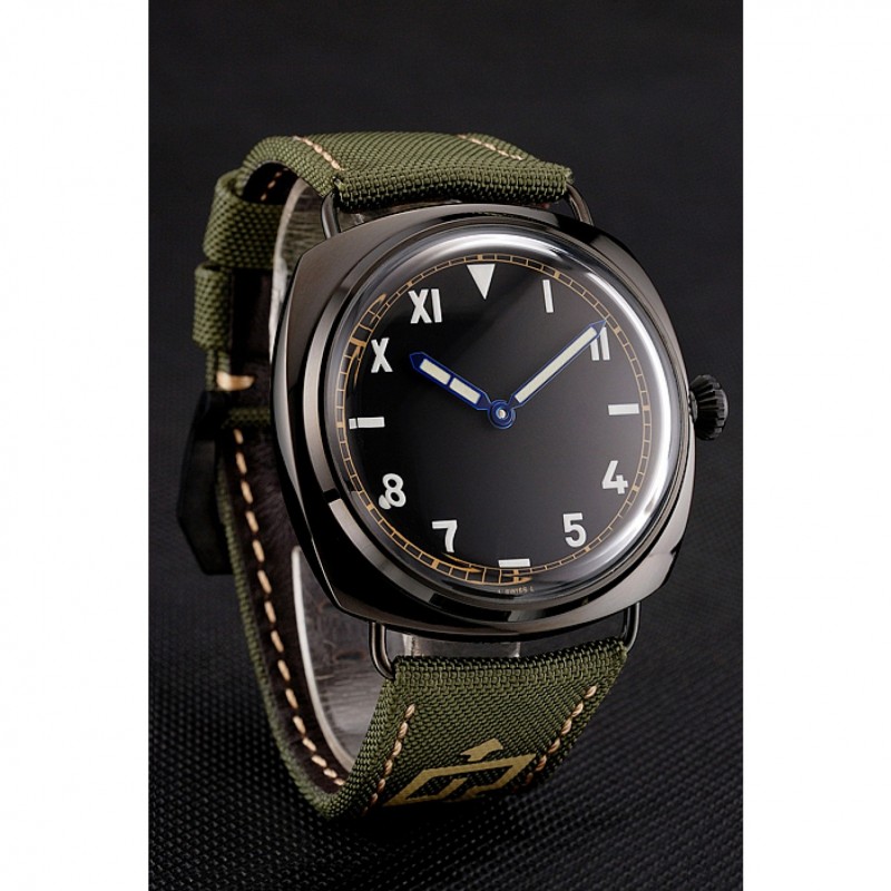 Panerai Radiomir California 3 Days Black Dial Green Bracelet 1454018-1