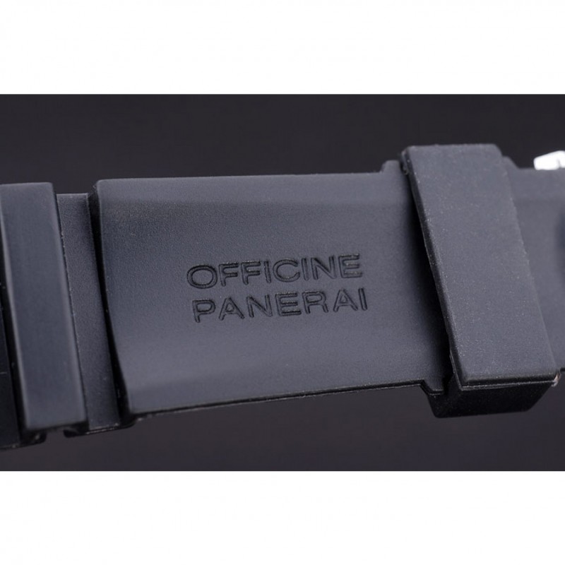 Panerai Luminor Submersible Black Dial Black Rubber Bracelet-6
