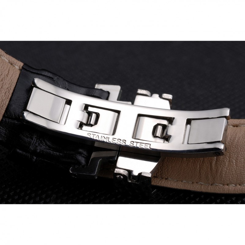 Longines Master Collection Black Leather Strap Black Dial 80224-6