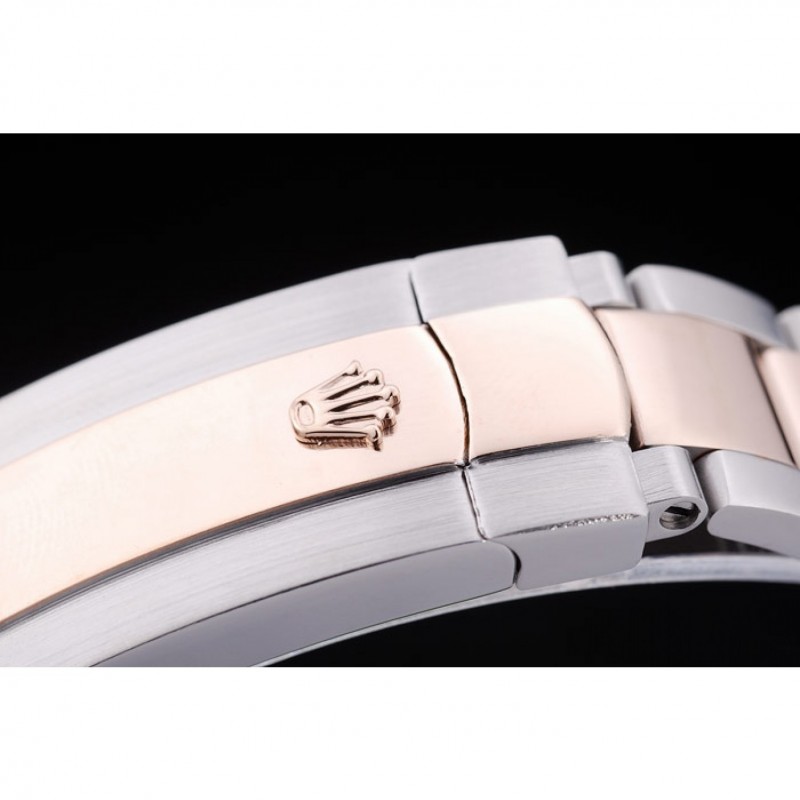 Rolex Datejust Diamond Bezel Brown Dial 7465-5