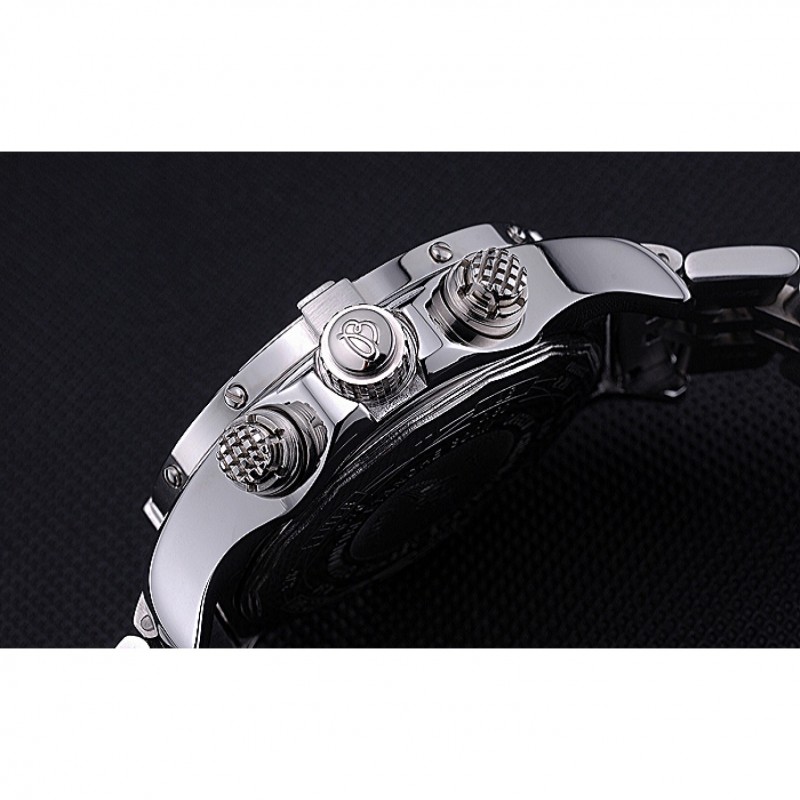 Breitling Chronomat Evolution Black Dial Stainless Steel Bracelet 622515-7