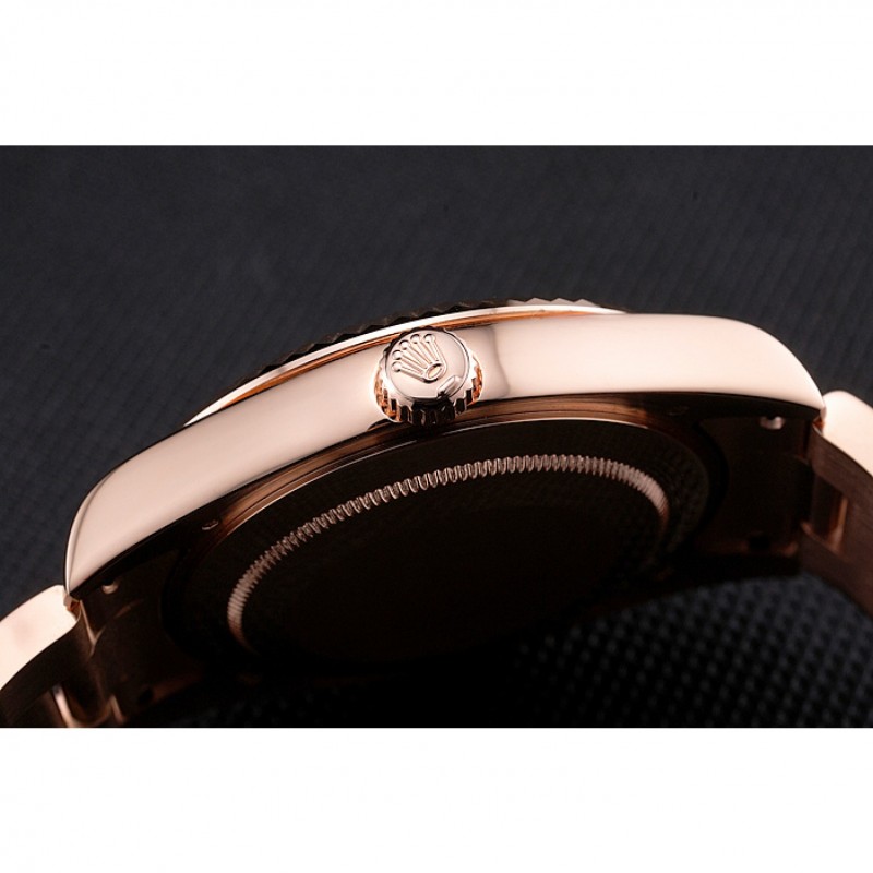 High End Rolex Sky Dweller Brown Dial Rose Gold Case Ad Bracelet-8
