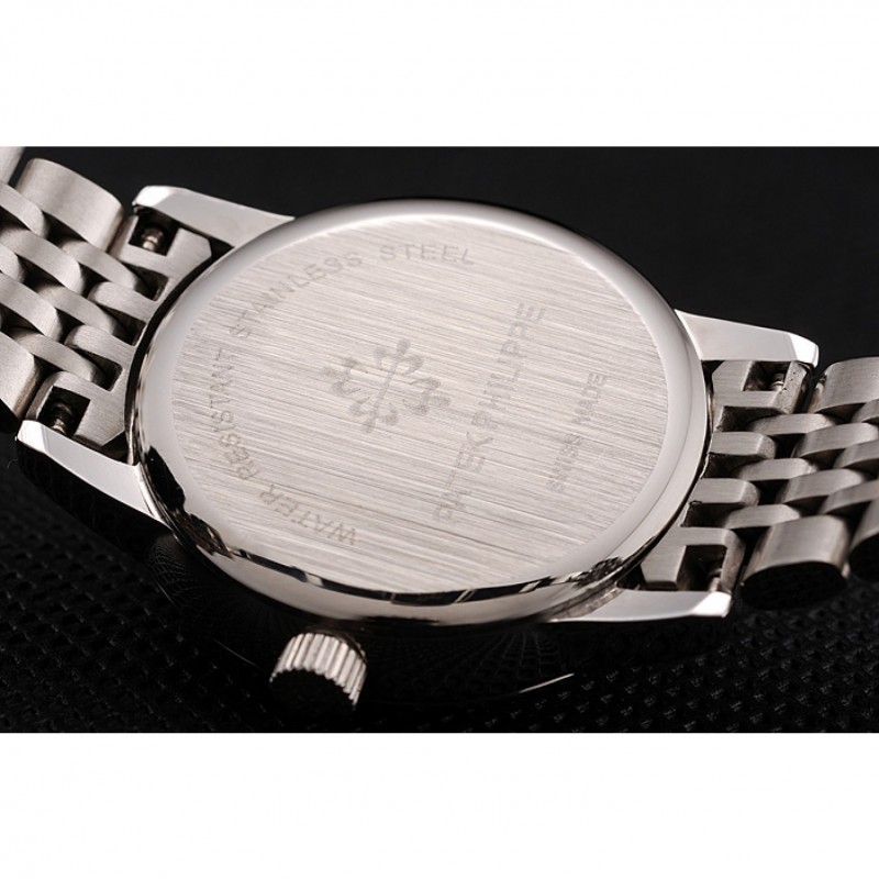 High Quality Replica Watches Patek Philippe Calatrava Ladies White Dial Stainless Steel Case And Bracelet 1453834-7