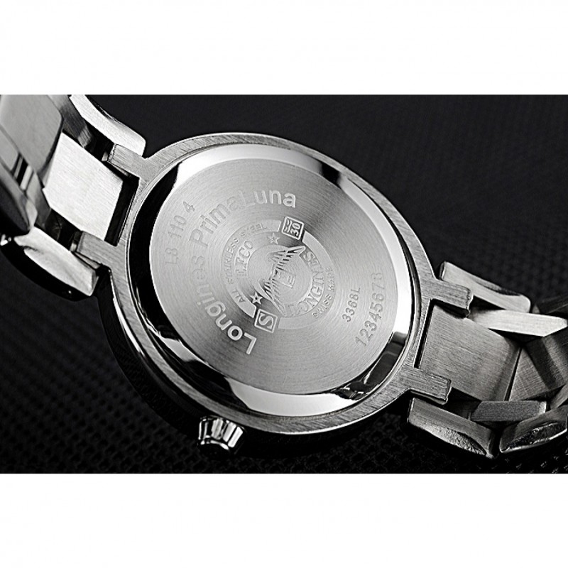 Longines PrimaLuna Stainless Steel Case Roman Numerals 622587-6