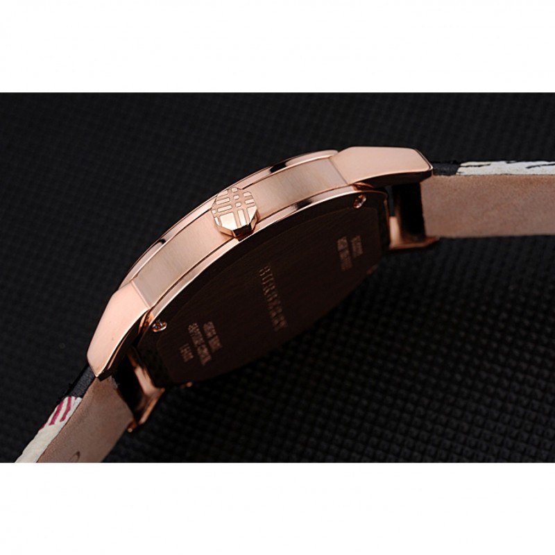 Burberry The City Classic Silver Dial Black Bracelet 622565-5