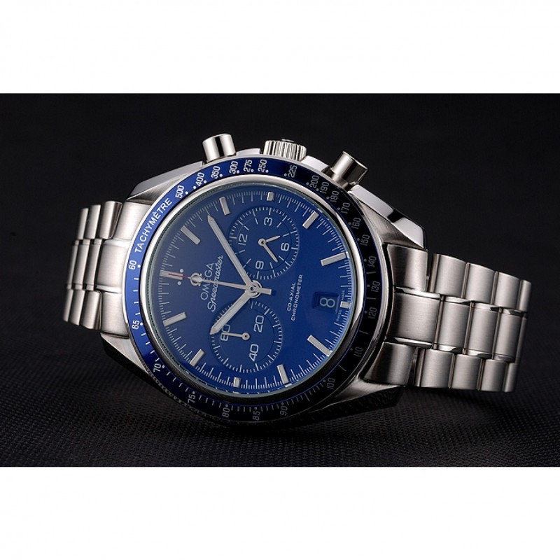 Omega Speedmaster Blue Dial Stainless Steel Case And Bracelet 622802-4