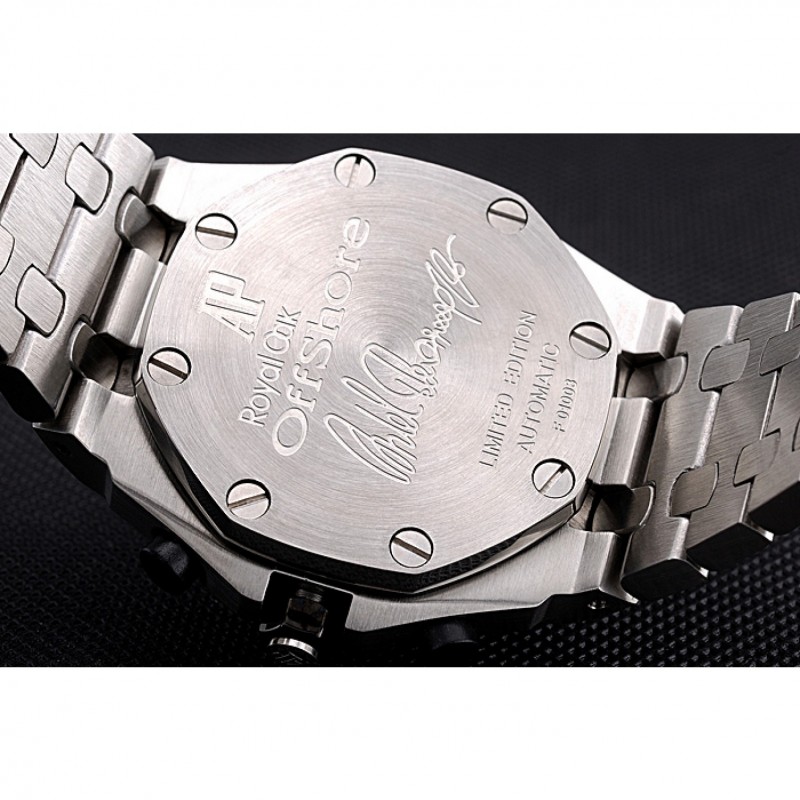 Swiss Audemars Piguet Royal Oak Offshore Black Dial Diamond Bezel Stainless Steel Case And Bracelet 622873-5