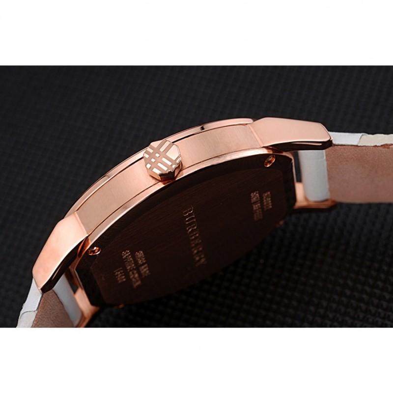 Burberry The City Classic Silver Dial White Bracelet 622563-5