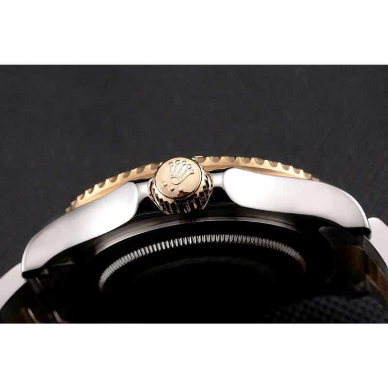 Rolex Yacht-Master White Dial Gold Bezel Stainless Steel Case Two Tone Bracelet-8