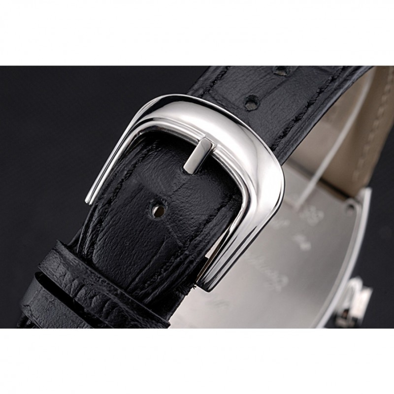 High Quality Franck Muller Casablanca Black Croco Leather Strap Tourbillon 80282-4