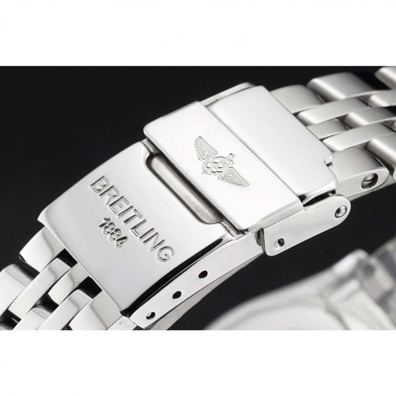 Breitling Colt Lady Light Blue Dial Diamond Hour Marks Stainless Steel Case And Bracelet-4