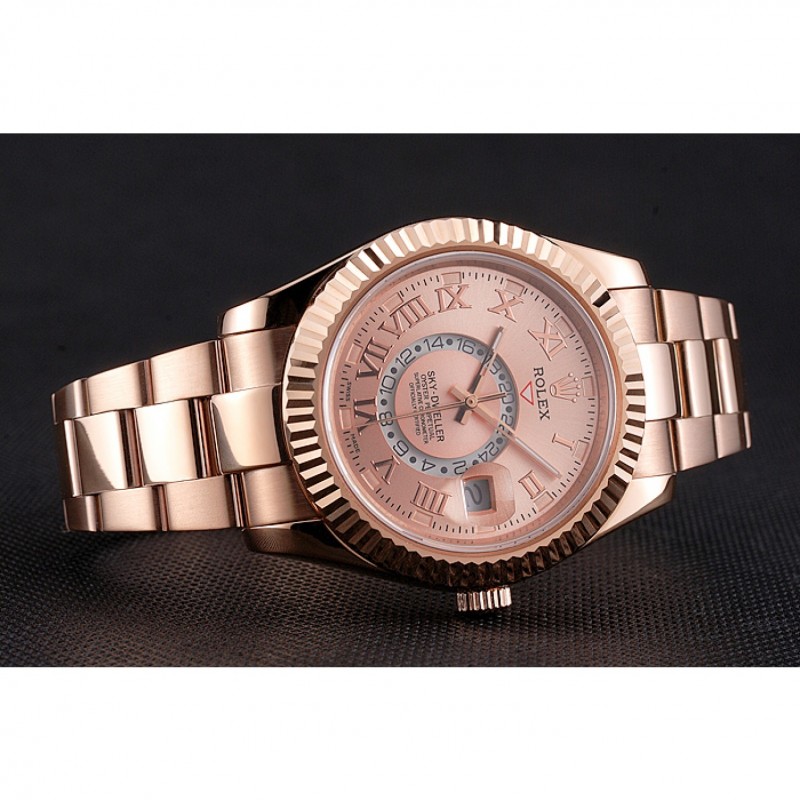 Rolex Sky Dweller Rose Gold Dial Rose Gold Case And Bracelet-3