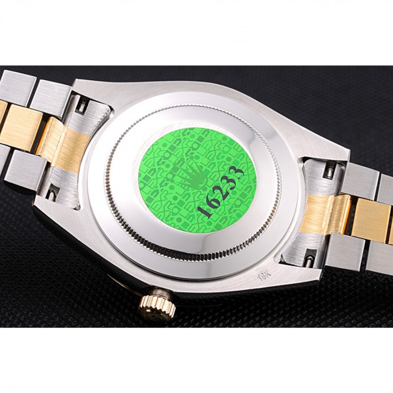 Rolex Day-Date Two Tone Stainless Steel 18k Gold Plated Gold Dial-7