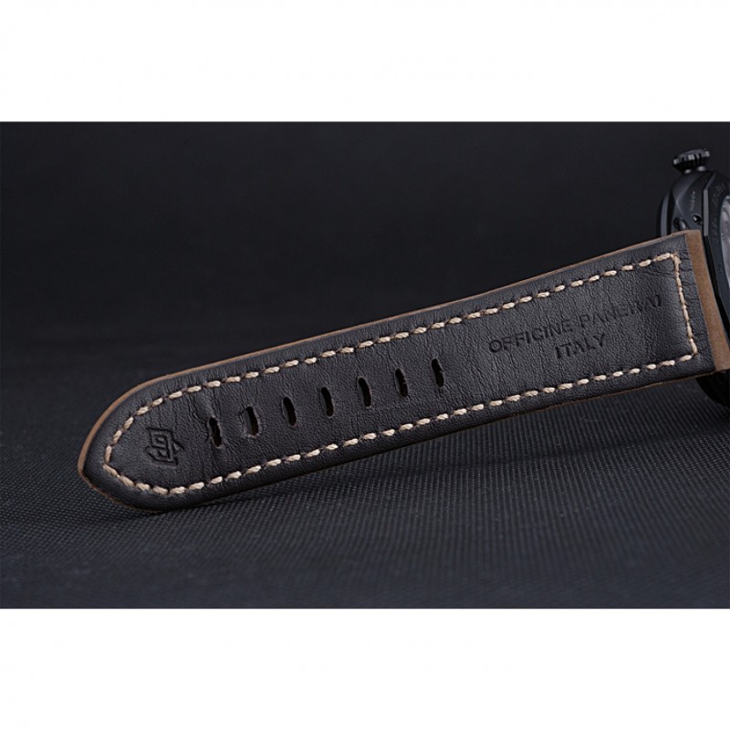 Panerai Luminor Marina Militare Ion Plated Stainless Steel Bezel Khaki Bracelet 622319-6