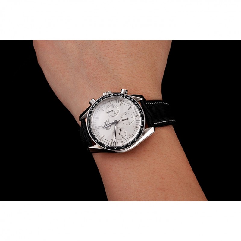 Swiss Omega Speedmaster Professional White Dial 1453934-8