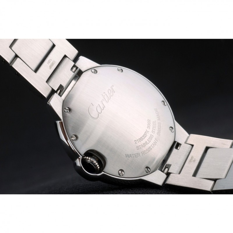 Cartier Ballon Bleu 38mm Black Dial Stainless Steel Case And Bracelet-7