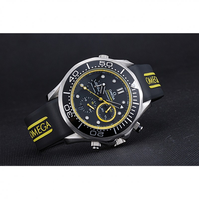 Omega Seamaster Planet Ocean Black Rubber Bracelet 622048-3