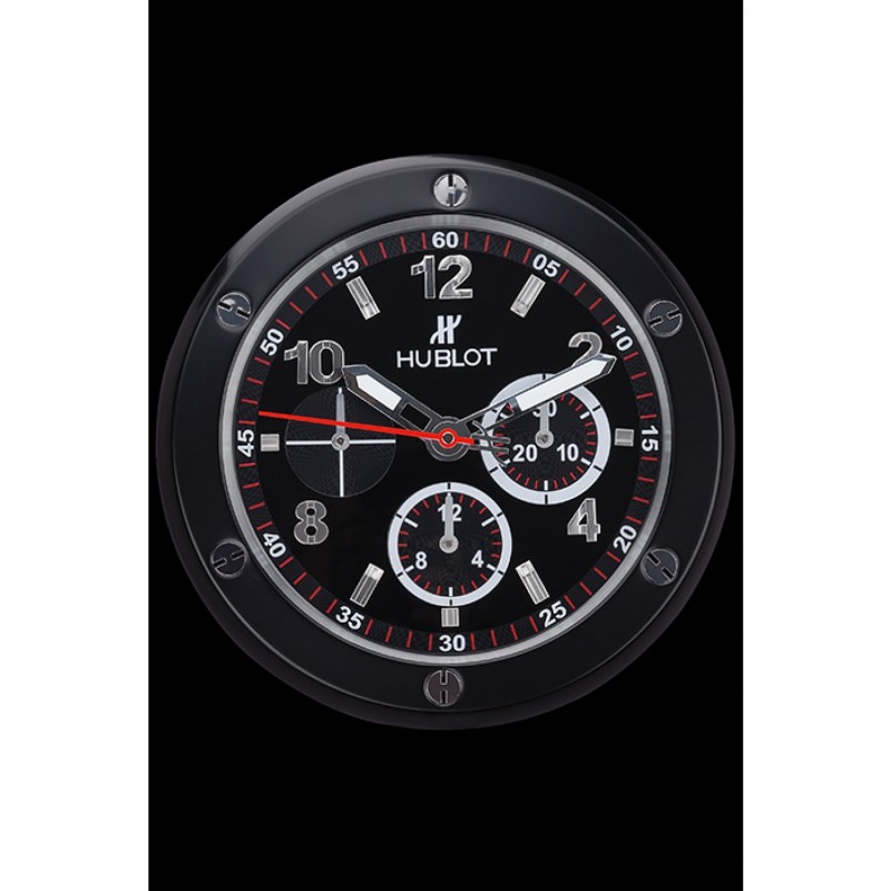 Hublot Big Bang King Power Wall Clock Black-Red 622468-1